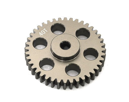 Machined 40T Hard Anodized Transmission Gear for Losi 1/4 Promoto-MX Motorcycle