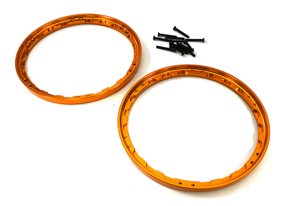 Beadlock Front Wheel Reinforcement Ring Set for Losi 1/4 Promoto-MX Motorcycle