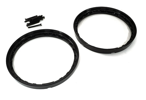 Beadlock Rear Wheel Reinforcement Ring Set for Losi 1/4 Promoto-MX Motorcycle