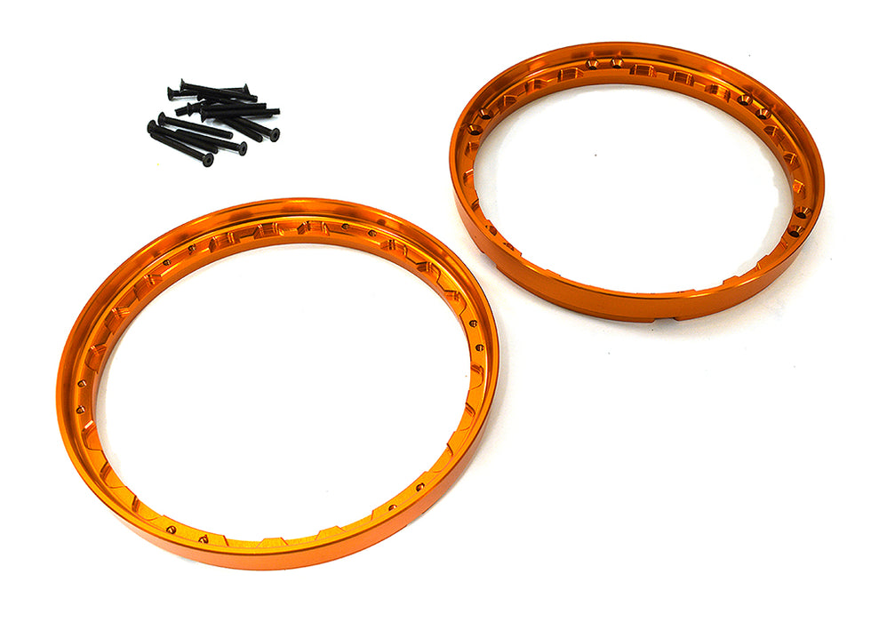 Beadlock Rear Wheel Reinforcement Ring Set for Losi 1/4 Promoto-MX Motorcycle