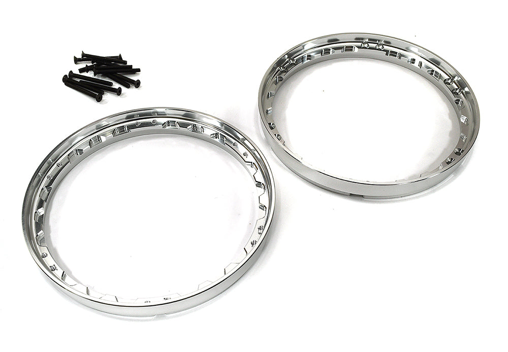 Beadlock Rear Wheel Reinforcement Ring Set for Losi 1/4 Promoto-MX Motorcycle