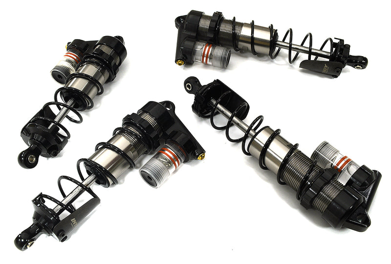 Billet Machined Piggyback Shock (4) Set for Arrma 1/10 Kraton 4X4 4S V2 BLX