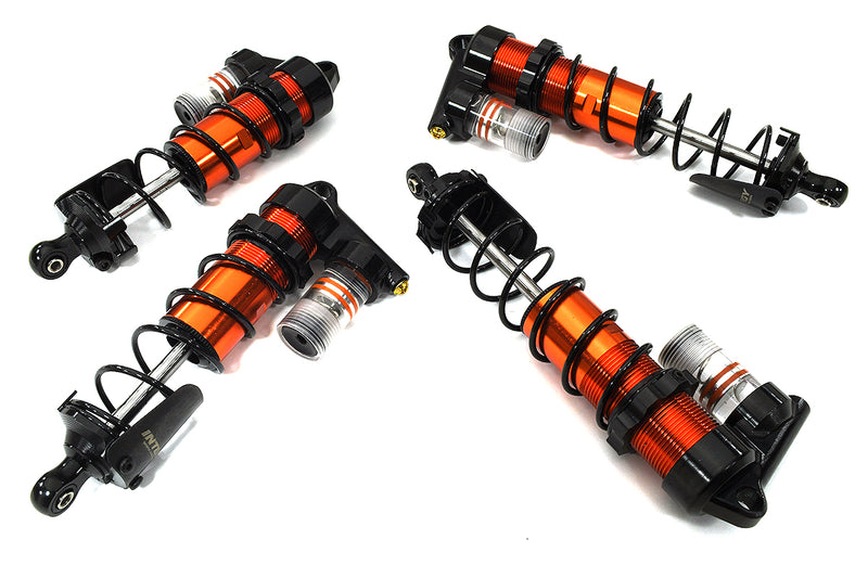Billet Machined Piggyback Shock (4) Set for Arrma 1/10 Kraton 4X4 4S V2 BLX