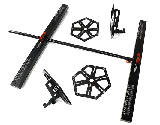 Tweak Station w/ Setup Wheels for Most 1/7 & 1/8 Scale O.D.=95-107mm W=180-330mm