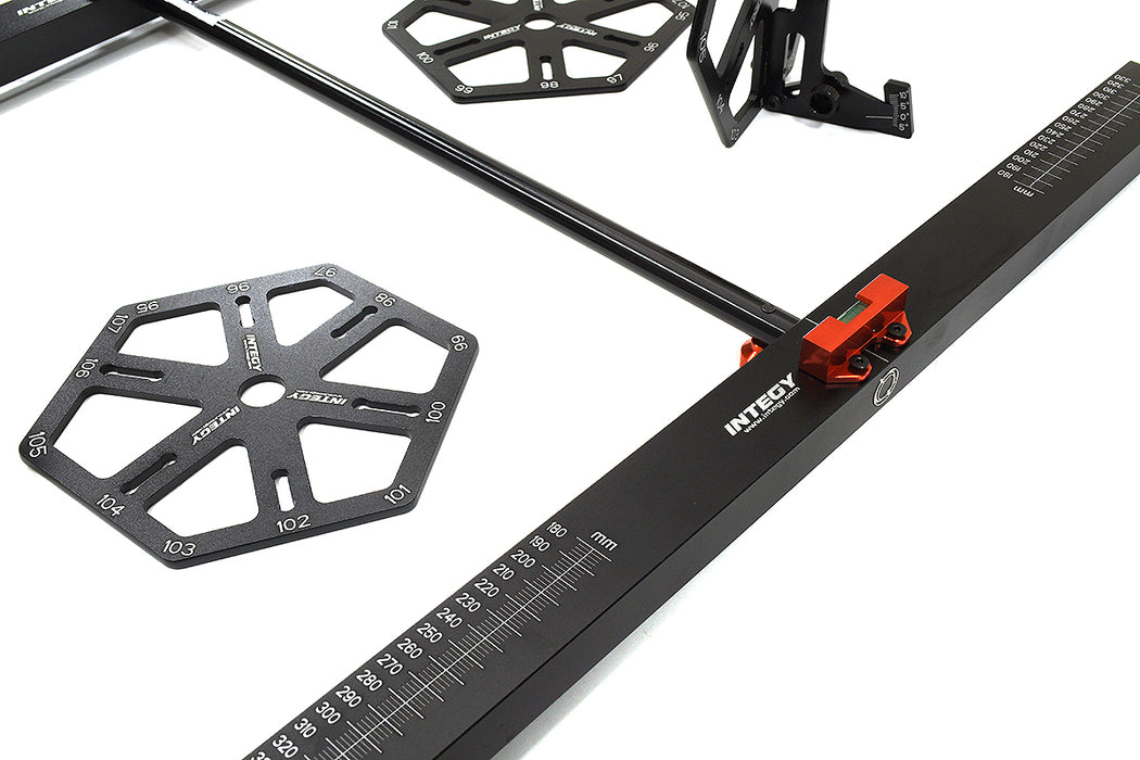 Tweak Station w/ Setup Wheels for Most 1/7 & 1/8 Scale O.D.=95-107mm W=180-330mm