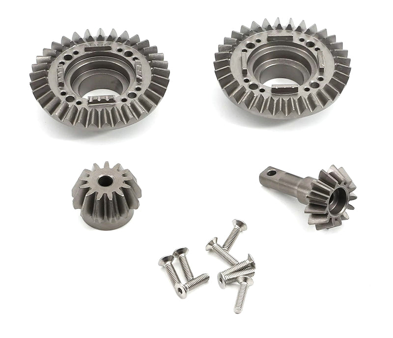 HD Steel Front & Rear Differential Gear Set for Traxxas 1/7 UDR