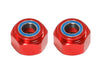 Alloy Machined Front Axle Hex Adapters w/ Bearings for Tamiya DT-03