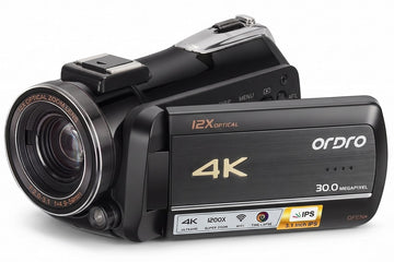 Ordro HDR-AC5 PLUS 4K UHD Optical Zoom DV Camera / Camcorder