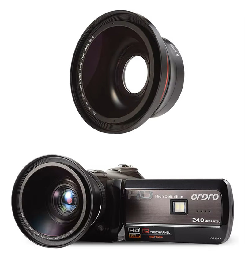 Ordro FS-1 Wide Angle and Macro Camera Lens Attachment for Enhanced Photos