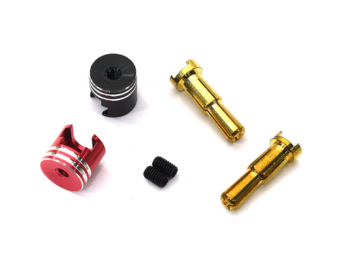 Heatsink Grip 4-to-5mm Bullet Plugs L=20mm