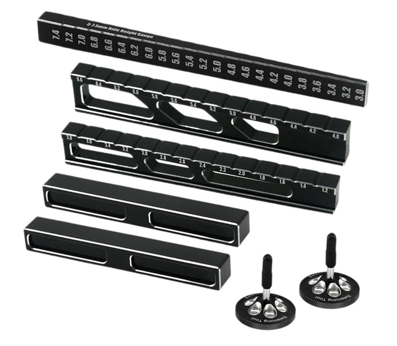 Pro Chassis Balance, Ride Height & Droop Gauge Set for Drift & TC