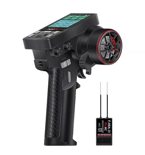 HOT RC CT-8B Color Screen 8CH w/ F-08A & Standard Wheel