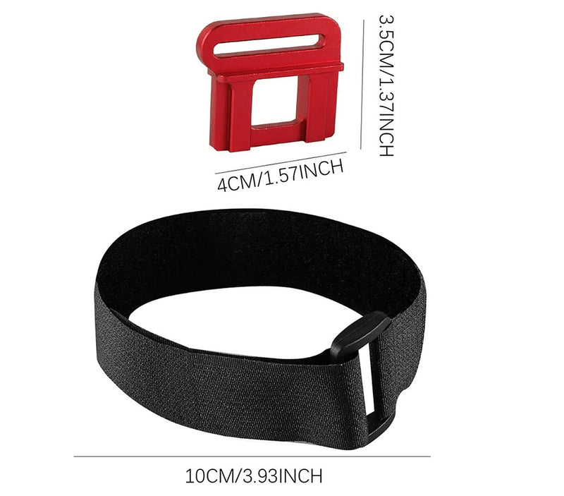 Red Alloy Battery Hold-Down Strap for Traxxas 1/8 Sledge & Maxx Slash 6S 9627