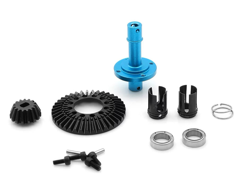 Front Spool Steel Bevel Gear 15/39T Set for Tamiya XV02 XM01 & TT02