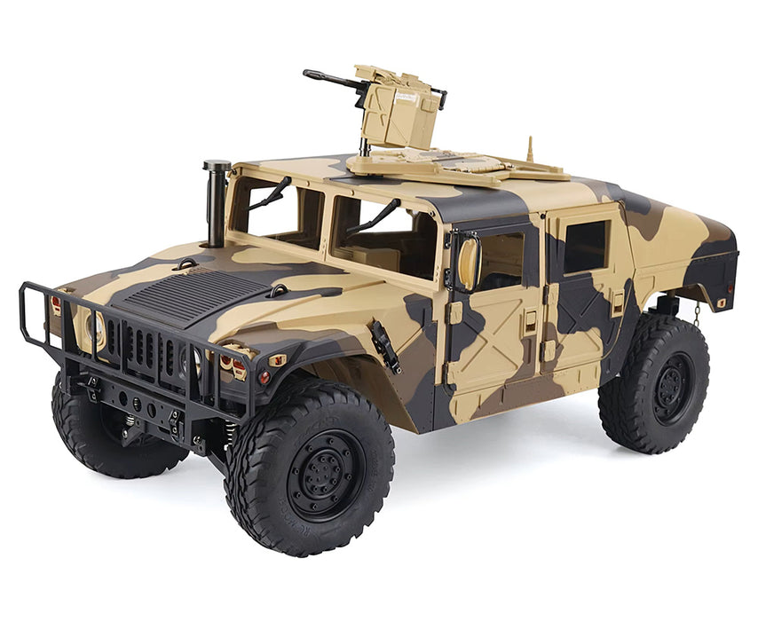 HG-P408 1/10 4X4 RC Military H1 ARTR w/2.4GHz Remote, Sound & Light Upgrades