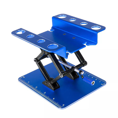Universal Car Stand Workstation for 1/10 and 1/8 Scale RC Vehicles, Black