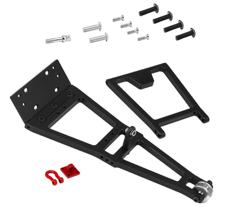 Lift Tow Boom Add-On Kit in Black for 1/10 Scale RC Crawler Trucks