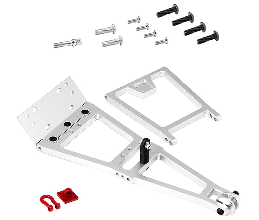Lift Tow Boom Add-On Kit in Silver for 1/10 Scale RC Crawler Trucks