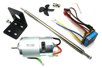 Stainless Steel 250mm Shaft Kit with Mount, Propeller, 775 Motor & 480A ESC