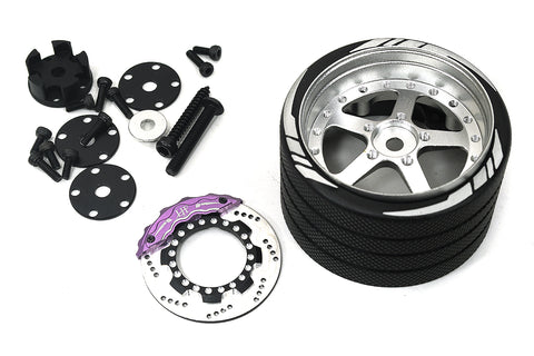 Alloy 5 Spoke Steering Wheel Upgrade for Flysky NB4 Remote Controller