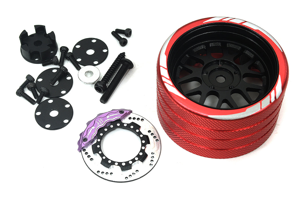 Alloy 14 Spoke Silver Steering Wheel Upgrade for Flysky NB4 Controller