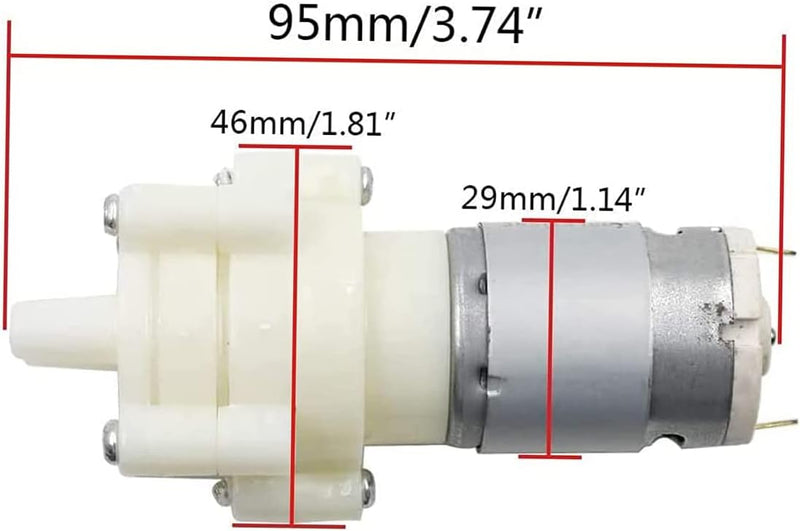 Mini Water Cooling Pump 6-12VDC for RC Boats in Efficient Cooling Solution