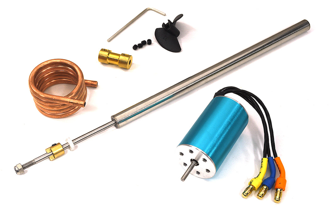High-Performance 200mm Stainless Shaft with 2440 4600kV Brushless Motor