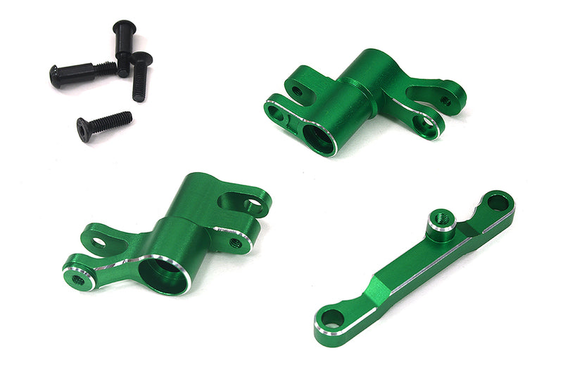 7075 Alloy Green Steering Bell Crank Set Upgrade for Traxxas Mini Maxx 10743