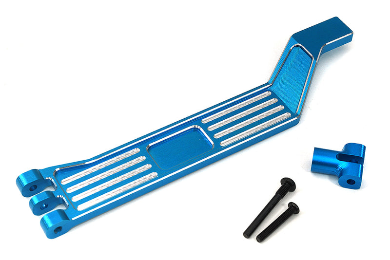 7075 Alloy Blue Battery Hold-Down Plate Compatible with Traxxas Mini Maxx 10726