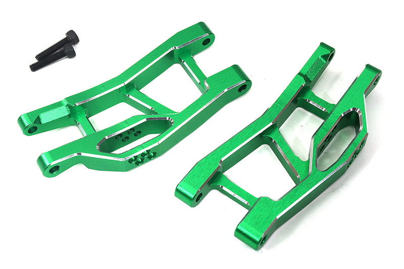 7075 Alloy Front Lower Arm Set in Green for Traxxas Mini Maxx Upgrade 10731