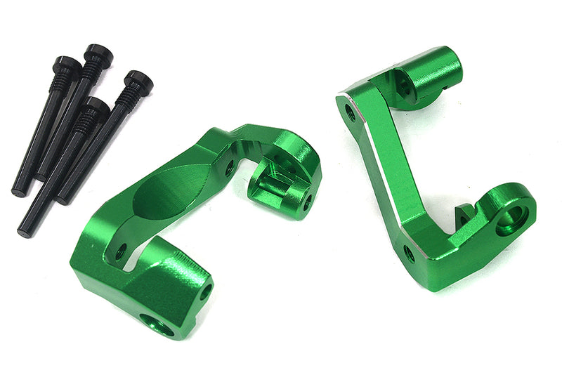7075 Alloy Front Caster Blocks for Traxxas Mini Maxx in Green Upgrade 10732