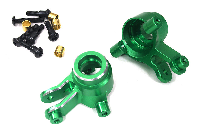 7075 Alloy Green Front Steering Blocks Upgrade for Traxxas Mini Maxx 10736