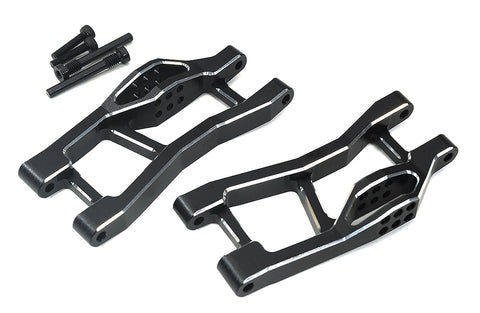 7075 Alloy Rear Lower Arm Set in Black for Traxxas Mini Maxx Upgrade 10730