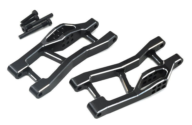 7075 Alloy Rear Lower Arm Set in Black for Traxxas Mini Maxx Upgrade 10730