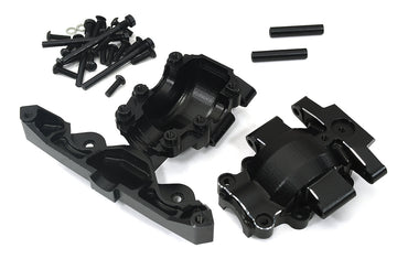 7075 Alloy Front Upper & Lower Bulkhead for Traxxas Mini Maxx - Black 10728