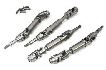 Heavy-Duty 304 Steel Drive Shafts Set for Traxxas Mini Maxx Upgrade 10750