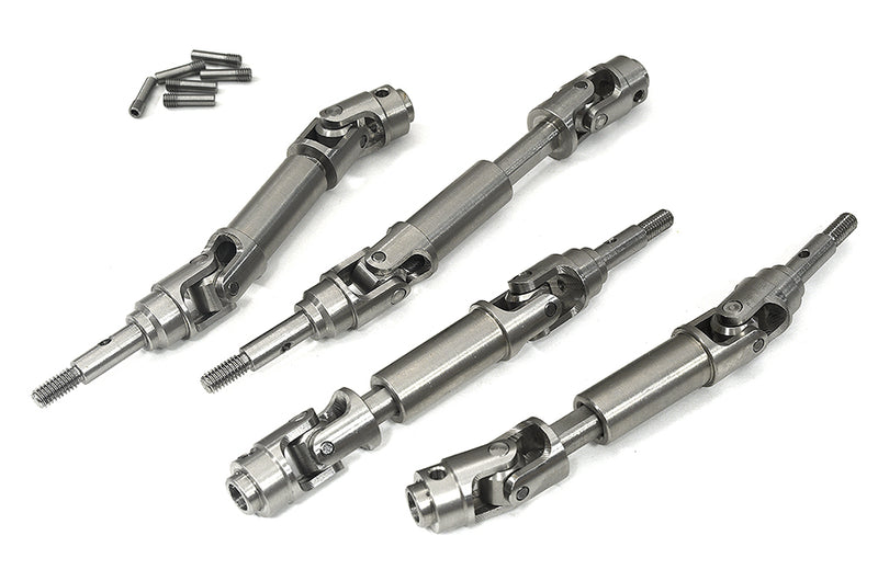 Heavy-Duty 304 Steel Drive Shafts Set for Traxxas Mini Maxx Upgrade 10750