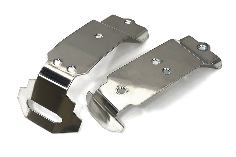 Stainless Steel Chassis Armor Skid Plate for Traxxas Mini Maxx Silver