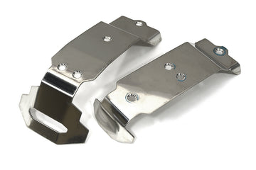 Stainless Steel Chassis Armor Skid Plate for Traxxas Mini Maxx Silver