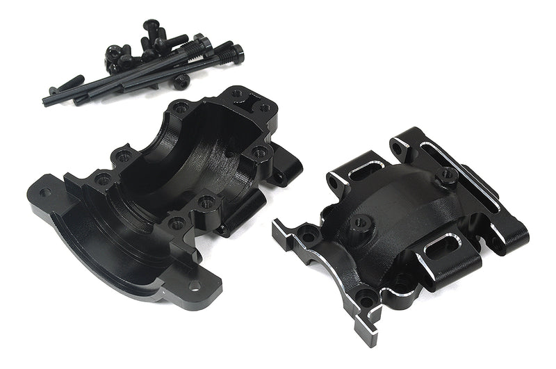 7075 Alloy Rear Upper & Lower Bulkhead for Traxxas Mini Maxx - Black 10729