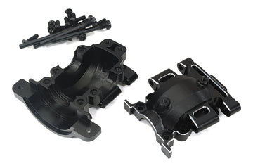 7075 Alloy Rear Upper & Lower Bulkhead for Traxxas Mini Maxx - Black 10729
