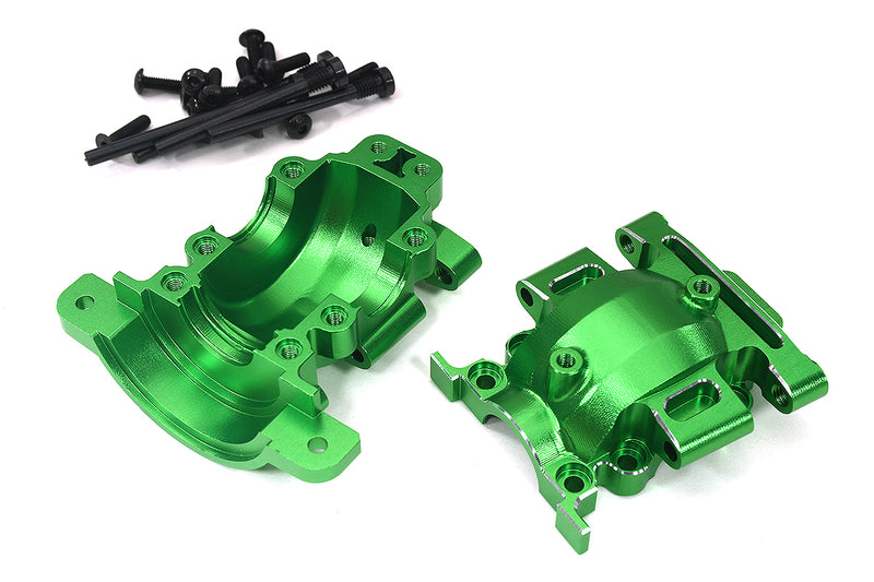 7075 Alloy Rear Upper & Lower Bulkhead in Green for Traxxas Mini Maxx 10729