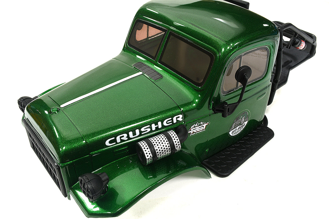 Realistic Green Plastic Body Kit for 1/10 Scale Off-Road Crawler 285mm WB