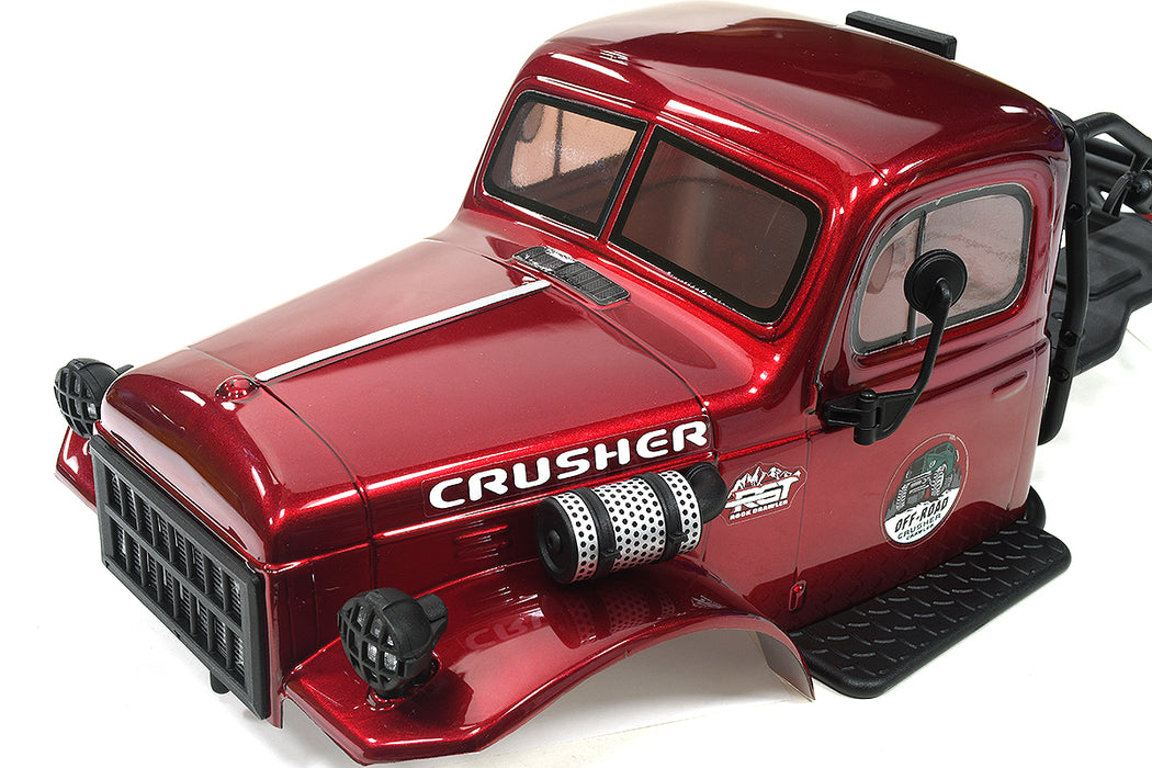 Realistic Red Plastic Body Kit for 1/10 Scale Off-Road Crawler 285mm WB