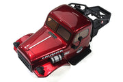 Realistic Red Plastic Body Kit for 1/10 Scale Off-Road Crawler 285mm WB