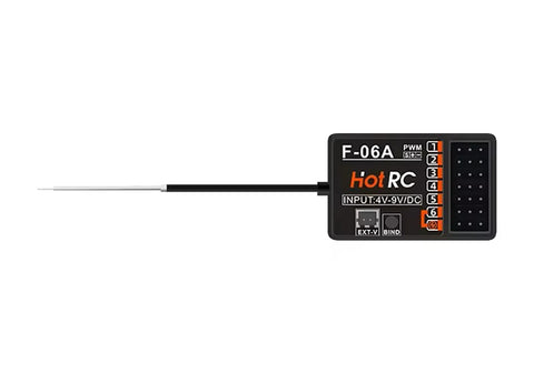 HOT RC F-06A 6-Channel Remote Control Receiver for RC Cars and Boats