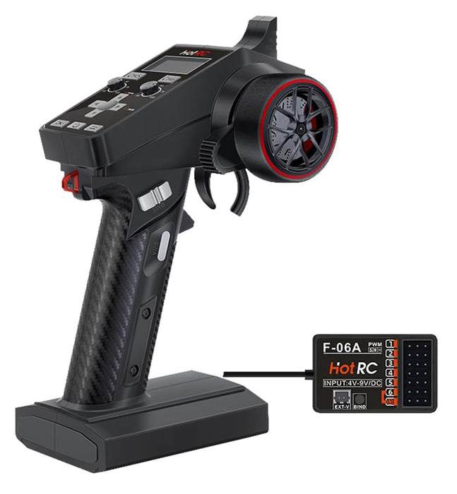 HOT RC CT-6A Remote Controller with F-06A Receiver for RC Vehicles