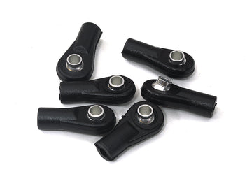Silver M3 Short Ball Ends for 3mm Tie Rods & Ball Links in Axial Traxxas