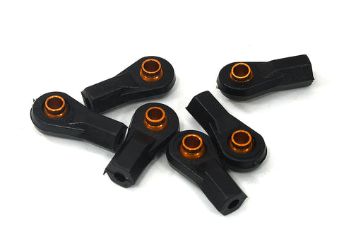 Orange M3 Short Ball Ends for 3mm Tie Rods & Ball Links in Axial Traxxas