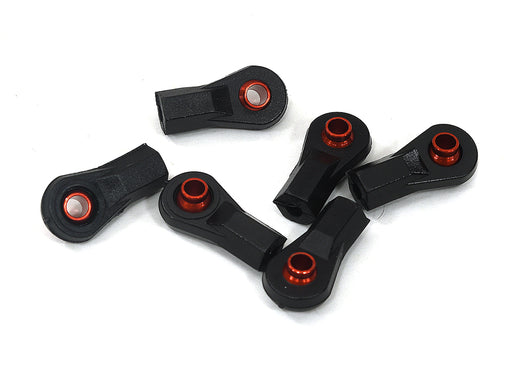 Red M3 Size Short Ball Ends for 3mm Tie Rods and Ball Links Axial Traxxas